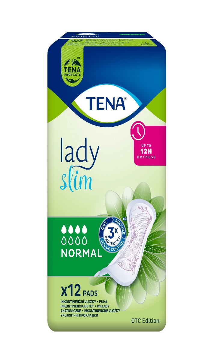 Tena Lady Slim Normal inkontinenční vložky 12 ks Tena