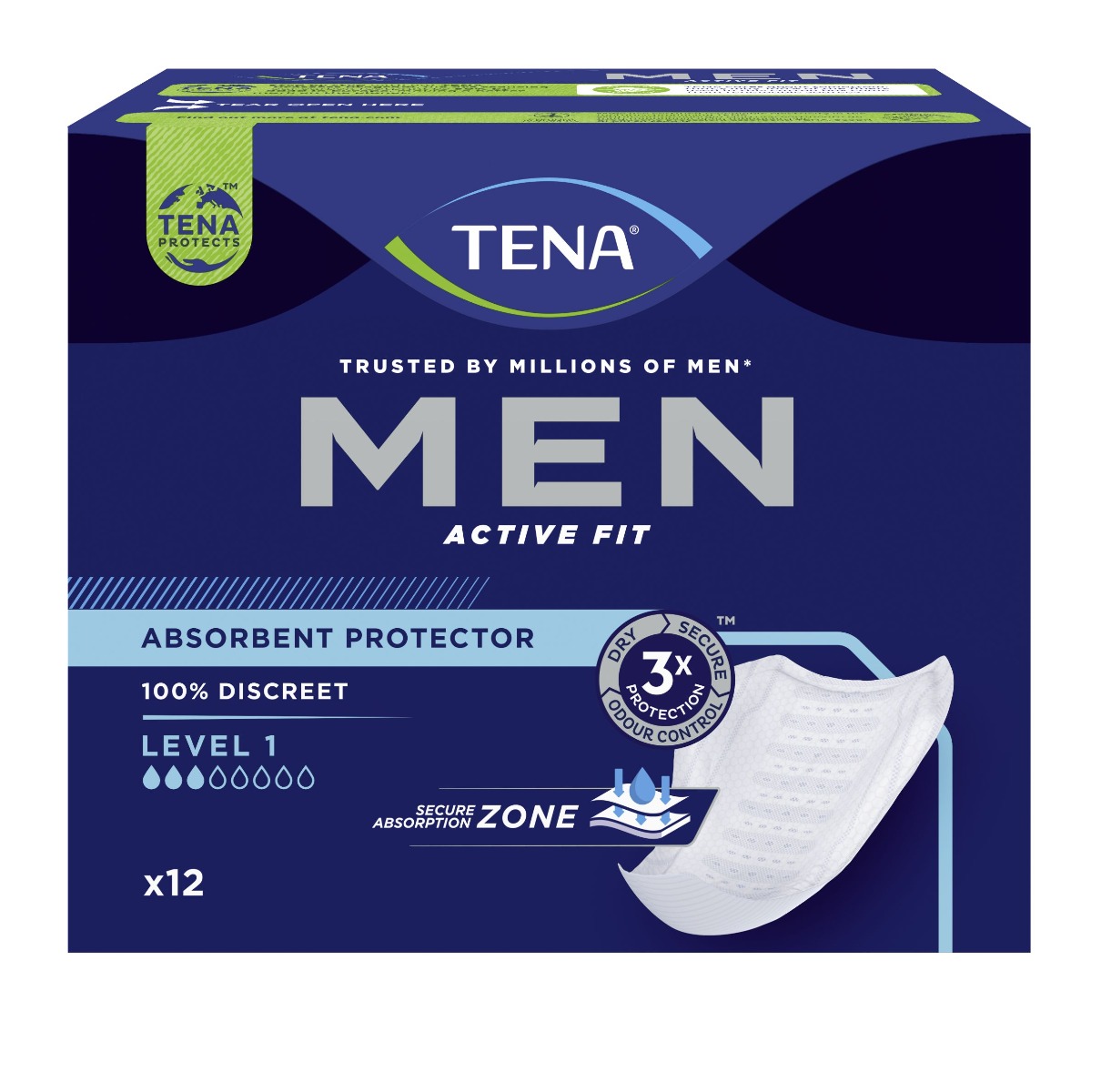 Tena Men Level 1 inkontinenční vložky pro muže 12 ks Tena