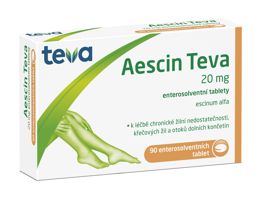 Teva Aescin 20 mg 90 tablet Teva