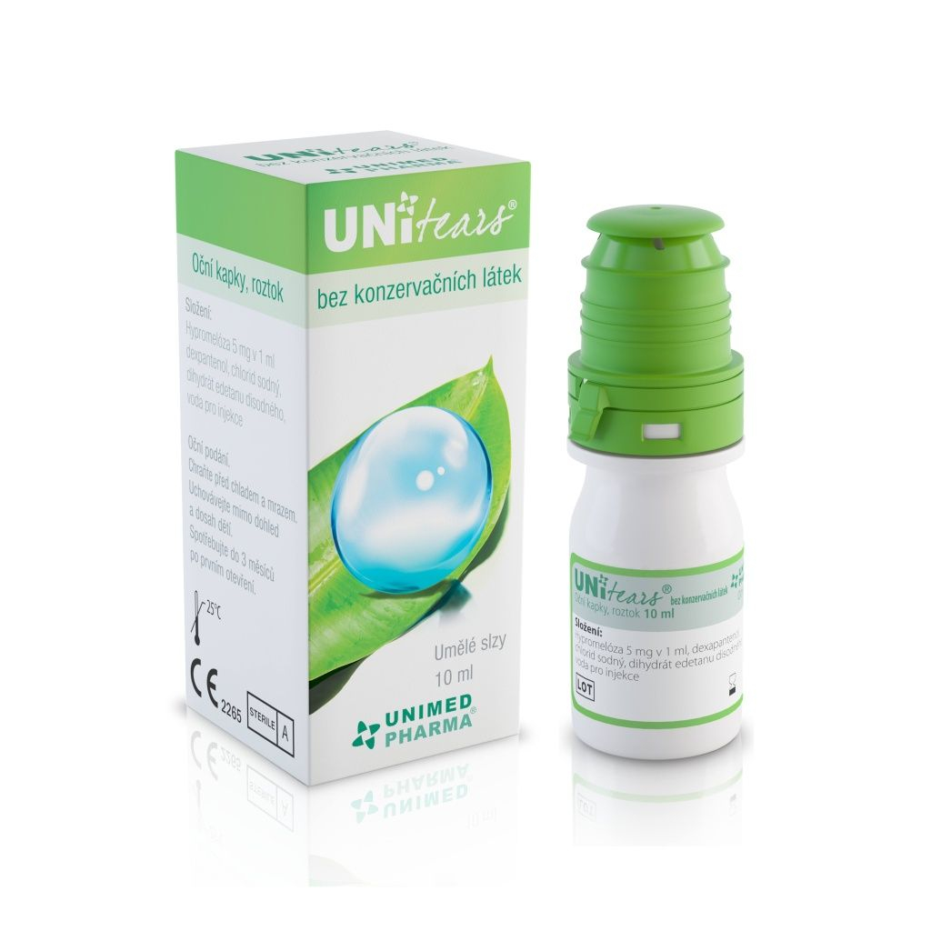 UNItears bez konzervačních látek 10 ml UNItears