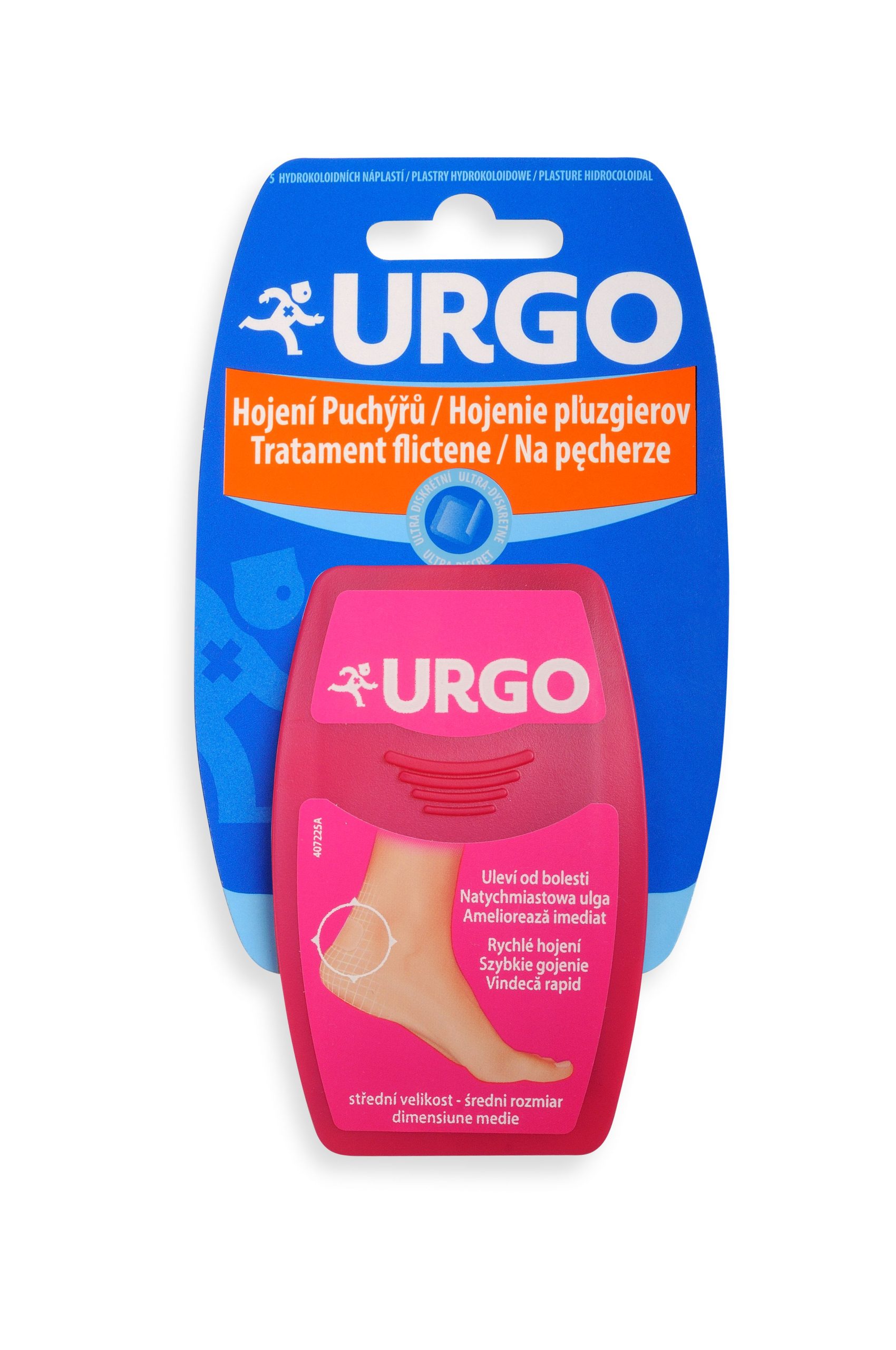 Urgo Hojení puchýřů diskrétní hydrokoloidní náplast 5 ks Urgo