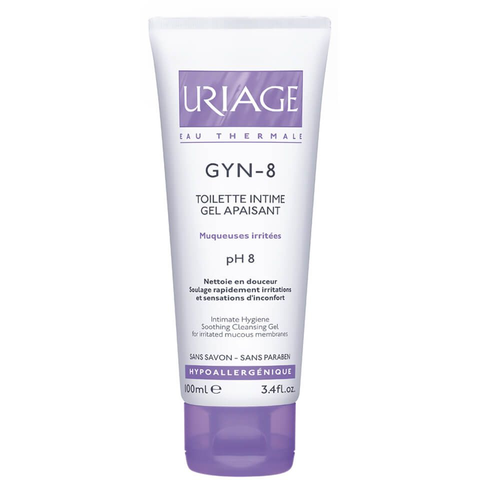 Uriage Gyn-8 zklidňující čisticí gel na intimní hygienu 100 ml Uriage