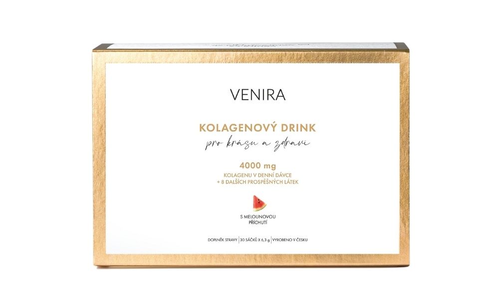 Venira Kolagenový nápoj s melounovou příchutí 30x6
