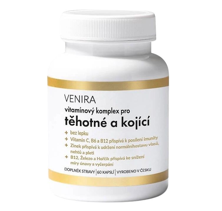 Venira Vitamínový komplex pro těhotné a kojící ženy 60 kapslí Venira