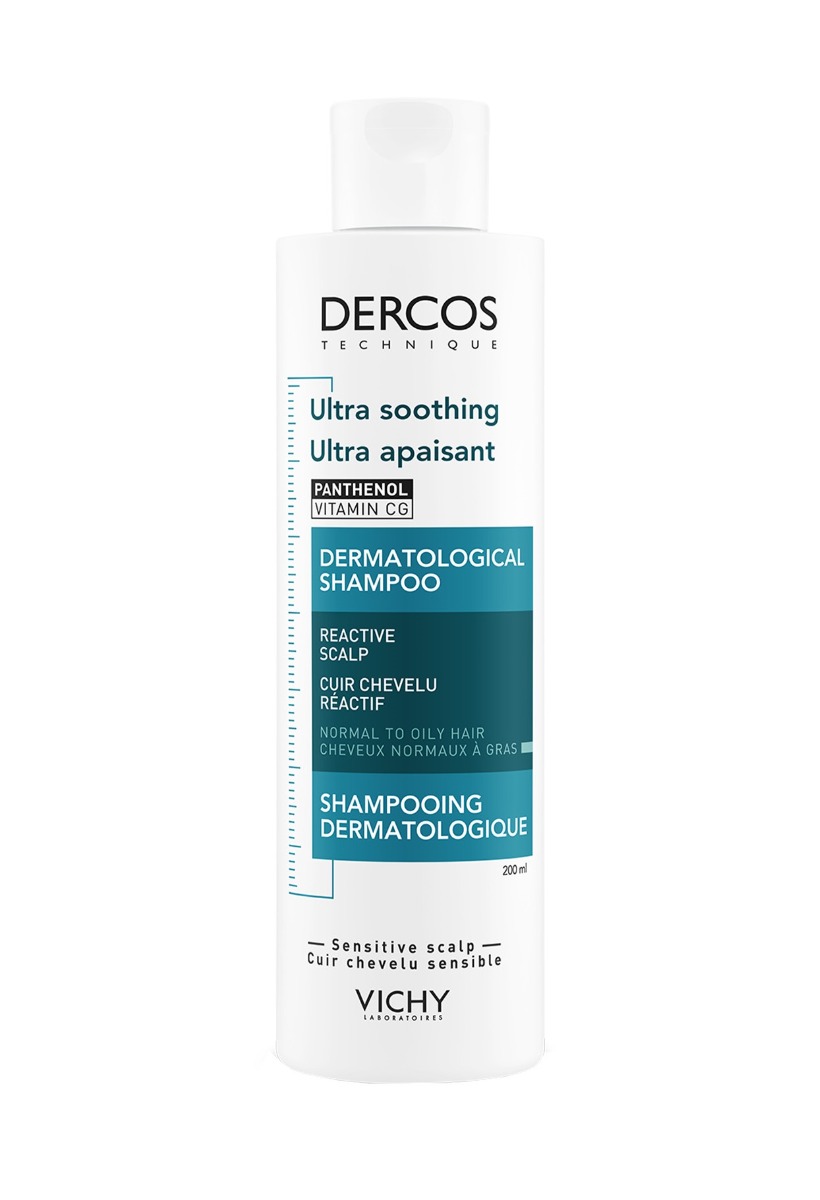 Vichy Dercos Ultrazklidňující šampon pro normální a mastné vlasy 200 ml Vichy
