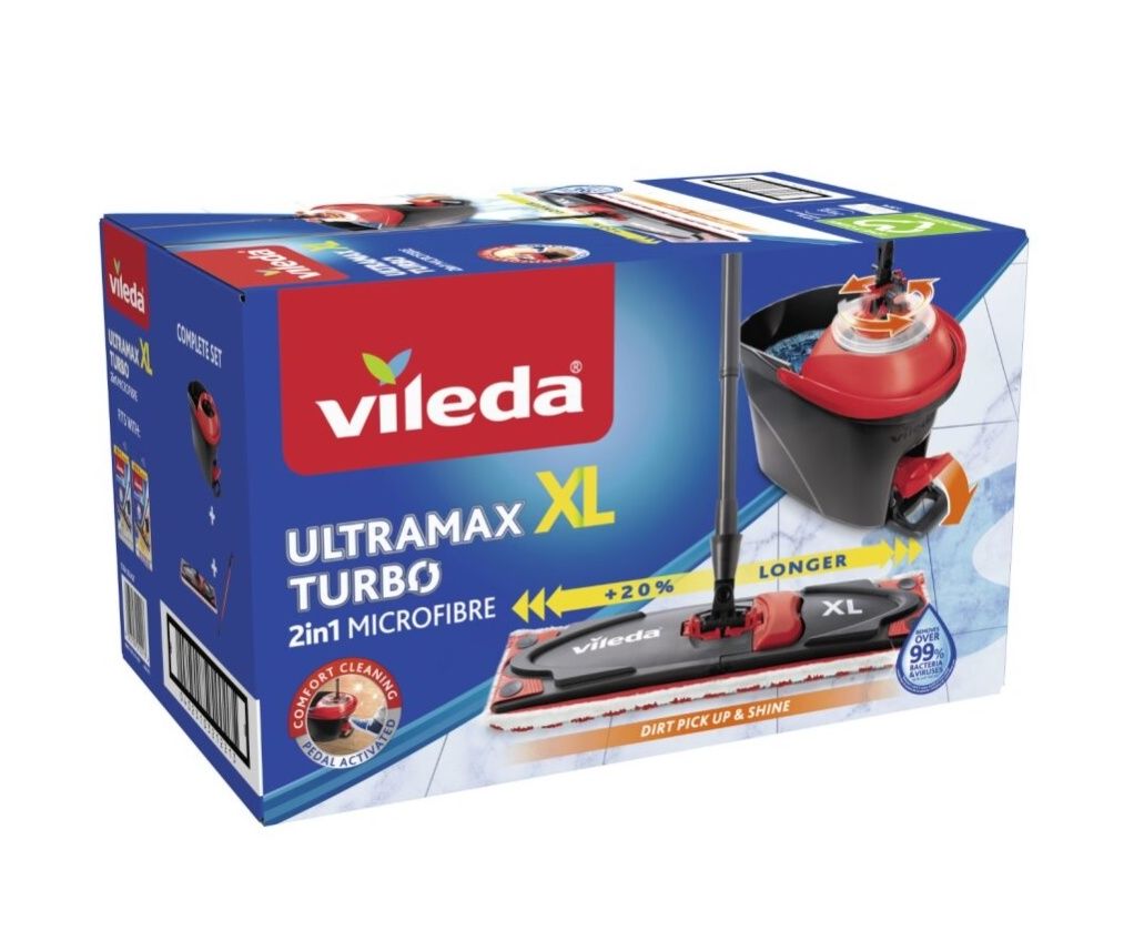 Vileda Ultramax TURBO XL set mop + kyblík Vileda