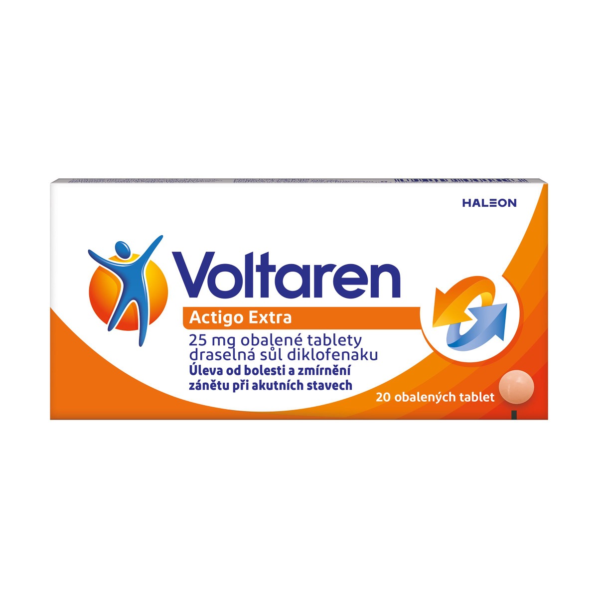 Voltaren ActiGo Extra 25 mg 20 tablet Voltaren
