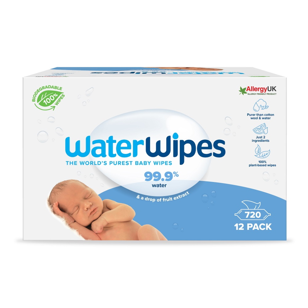 WaterWipes 100% BIO odbouratelné ubrousky 12x60 ks WaterWipes