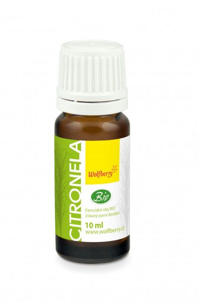 Wolfberry Esenciální olej Citronela BIO 10 ml Wolfberry