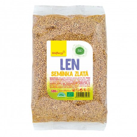 Wolfberry Lněné semínko zlaté BIO 500 g Wolfberry