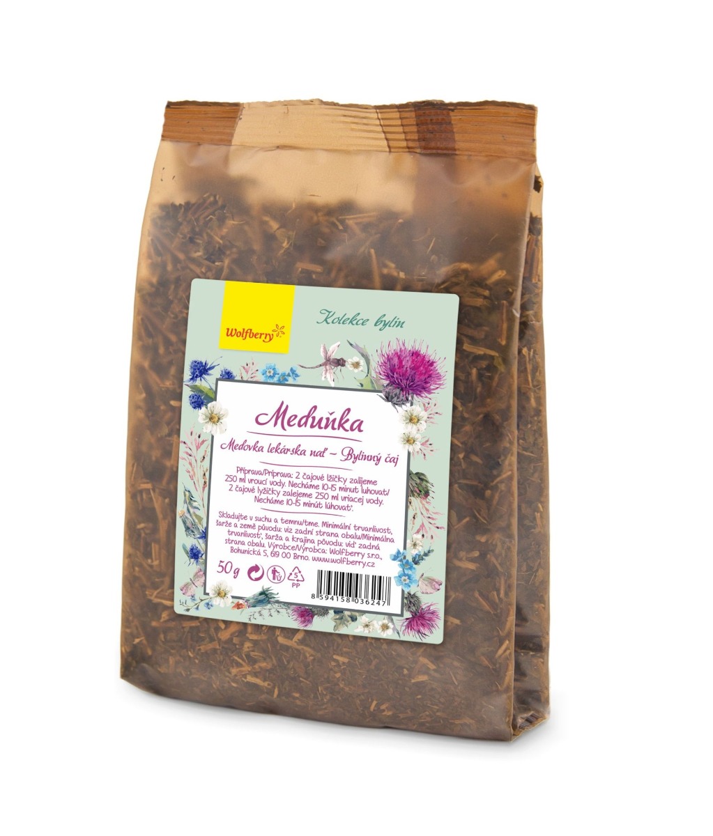 Wolfberry Meduňka nať bylinný čaj sypaný 50 g Wolfberry