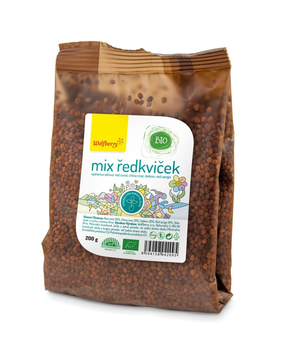 Wolfberry Mix BIO ředkviček semínka na klíčení 200 g Wolfberry