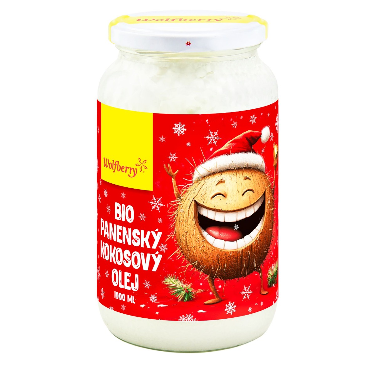 Wolfberry Panenský kokosový olej BIO 1000 ml Wolfberry