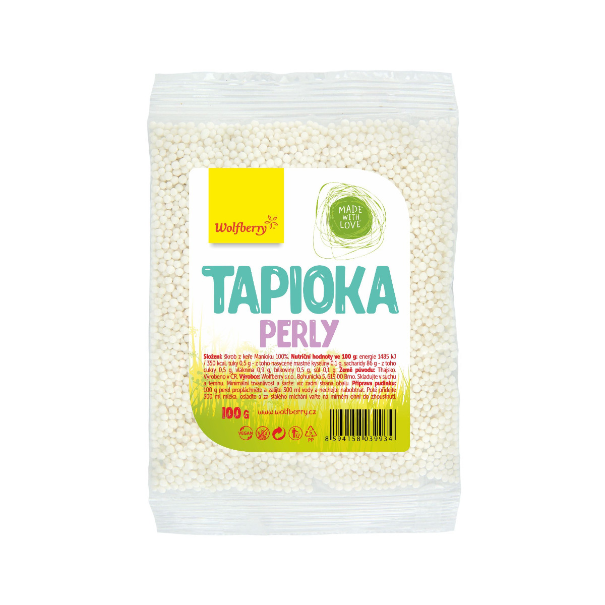 Wolfberry Tapioka perly 100 g Wolfberry