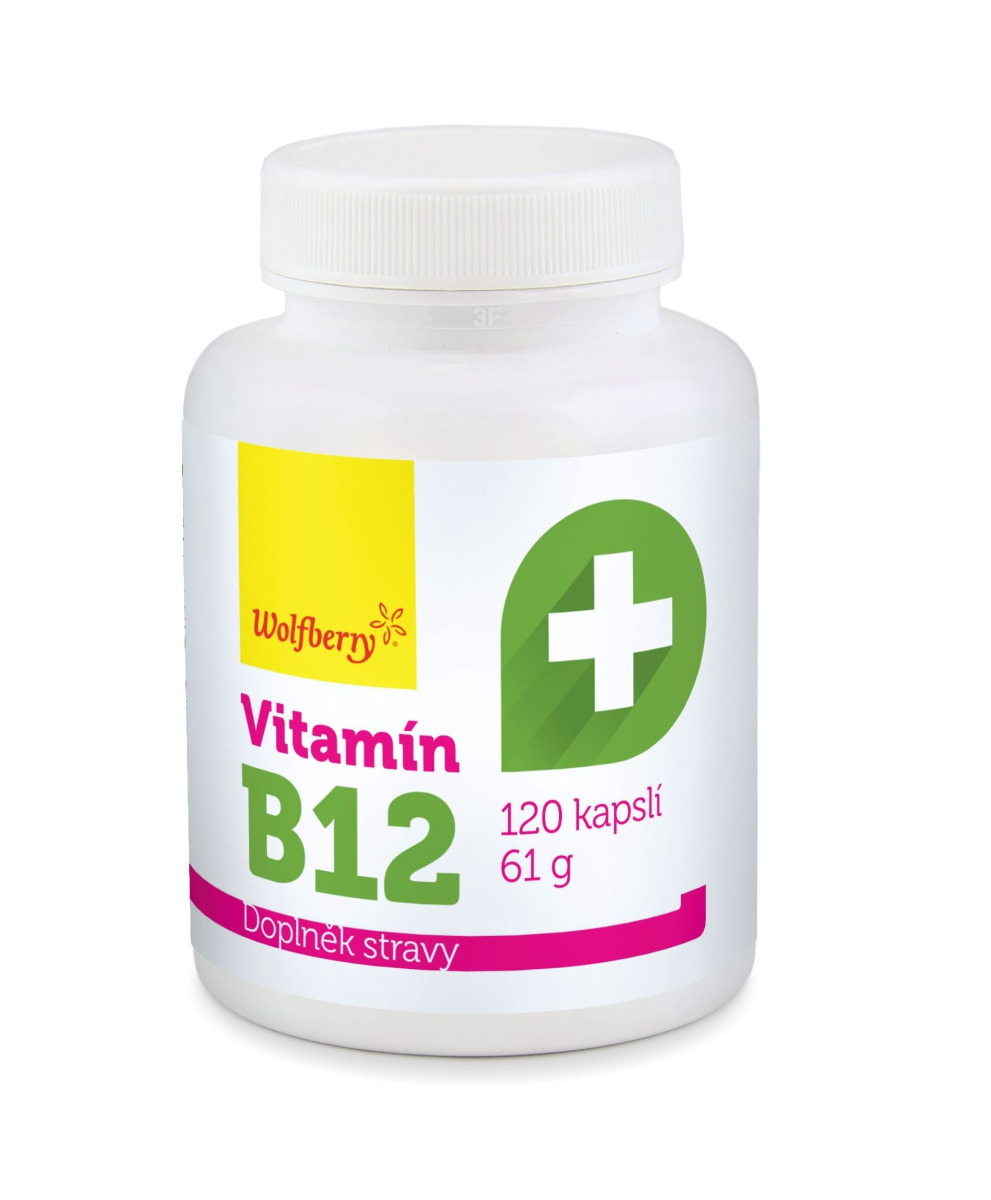 Wolfberry Vitamín B12 120 kapslí Wolfberry