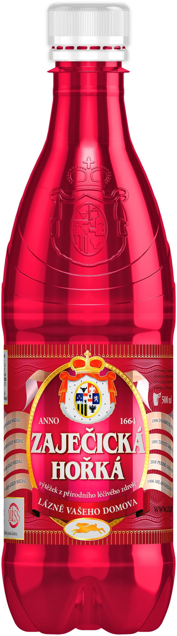 Zaječická hořká minerální voda 500 ml Zaječická hořká