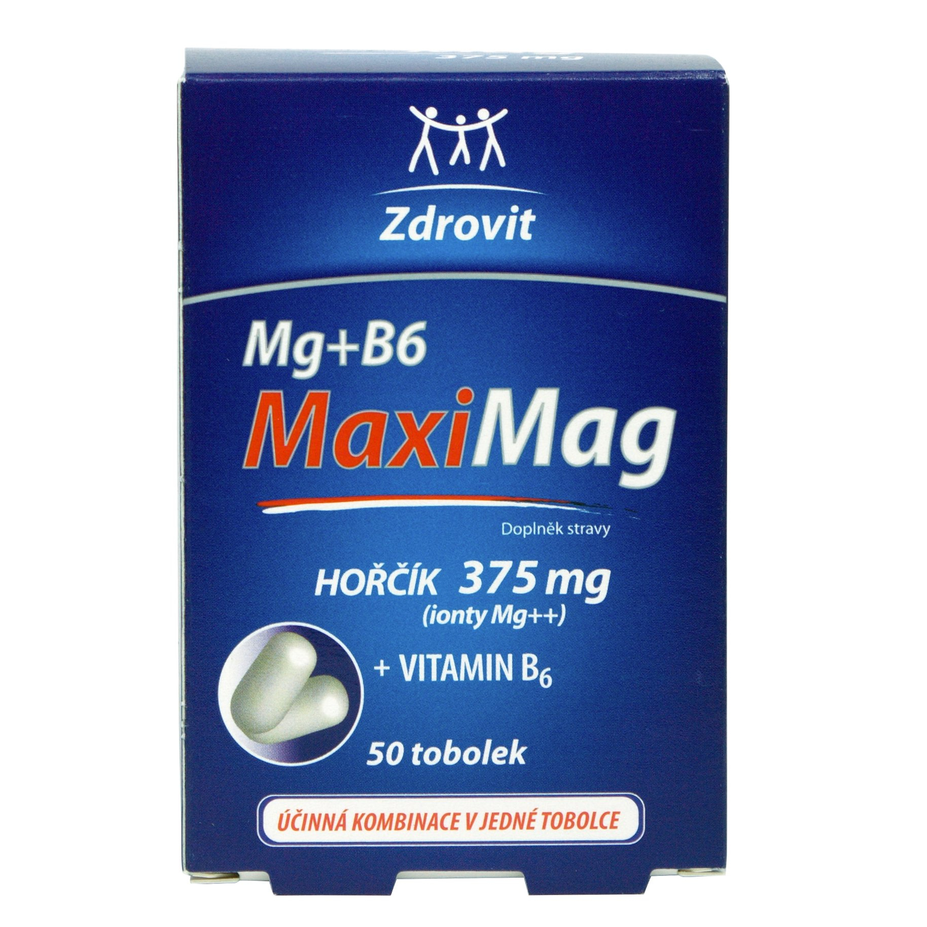 Zdrovit MaxiMag Hořčík 375 mg + B6 50 tobolek Zdrovit