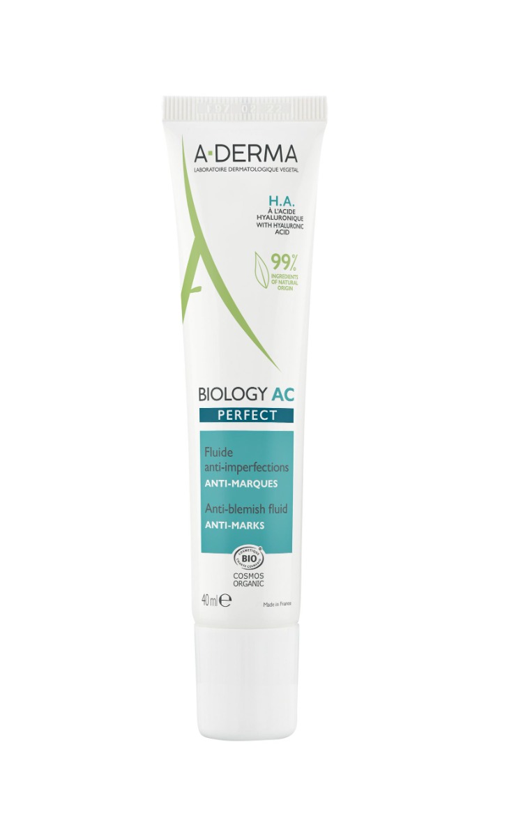 A-Derma BIOLOGY AC PERFECT Fluid proti nedokonalostem pleti 40 ml A-Derma