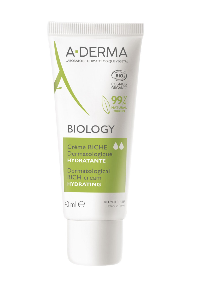 A-Derma BIOLOGY Dermatologický výživný krém hydratační 40 ml A-Derma