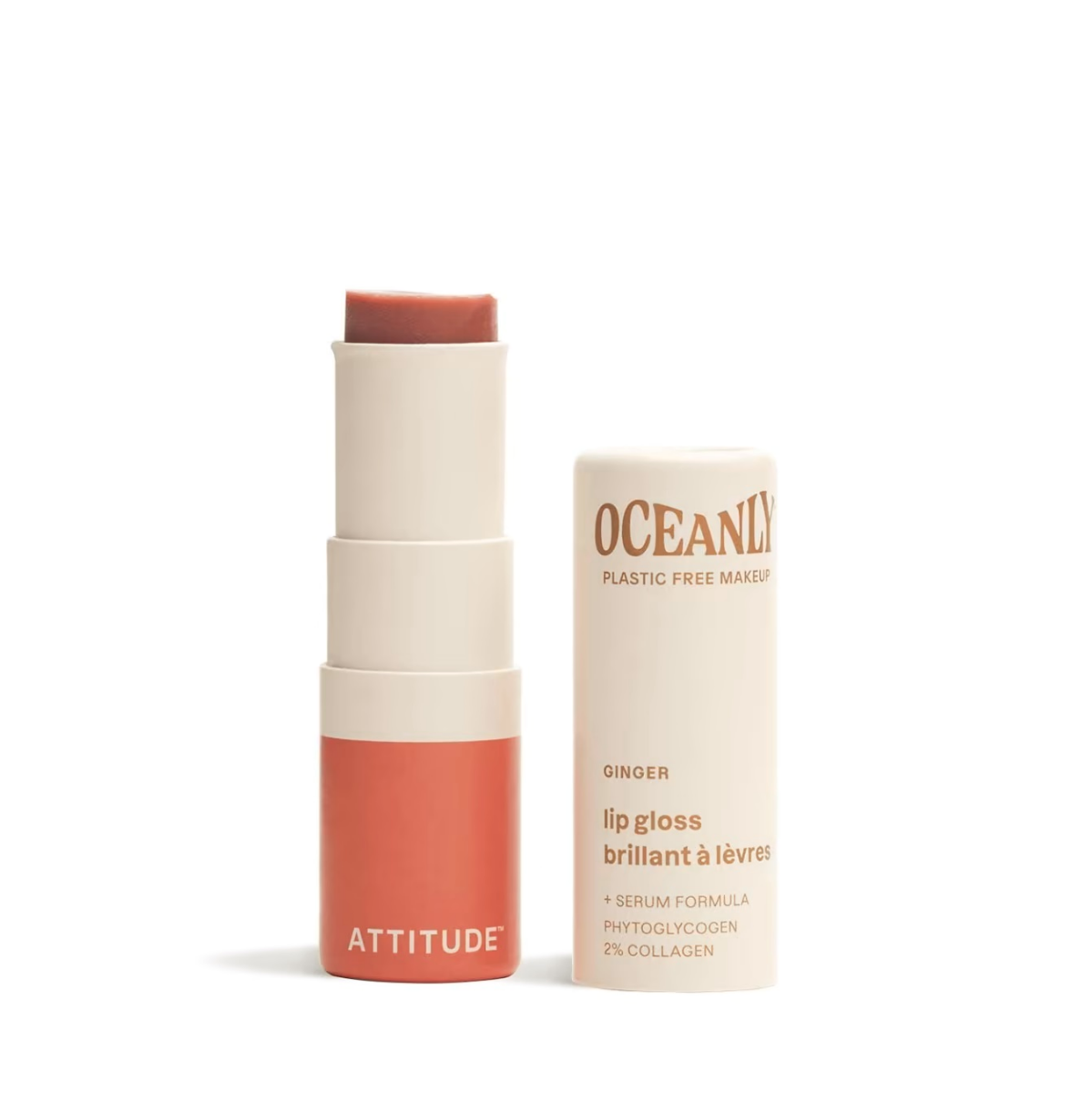 ATTITUDE Oceanly Lesk na rty Ginger 3