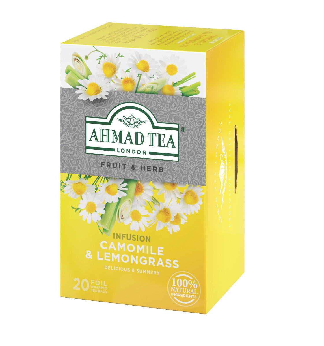 Ahmad Tea Camomille & Lemongrass porcovaný čaj 20x1