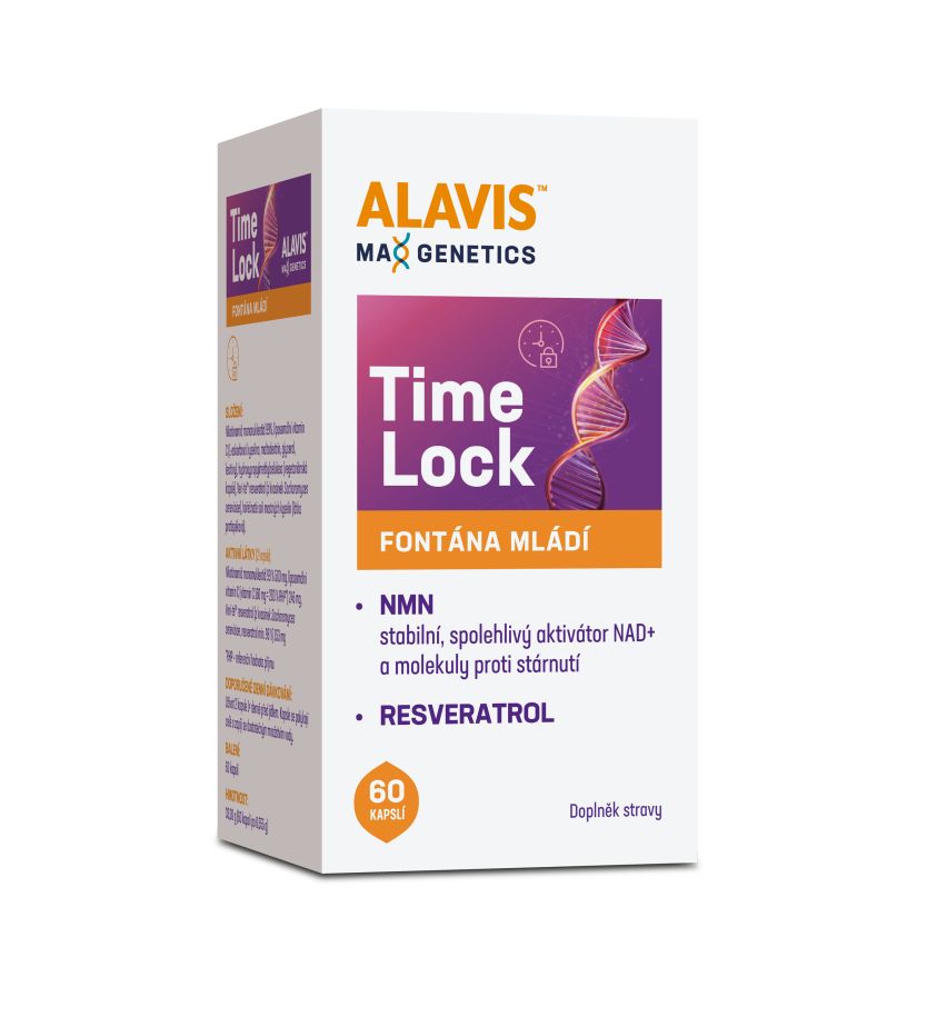 Alavis Genetics TimeLock NMN 60 kapslí Alavis
