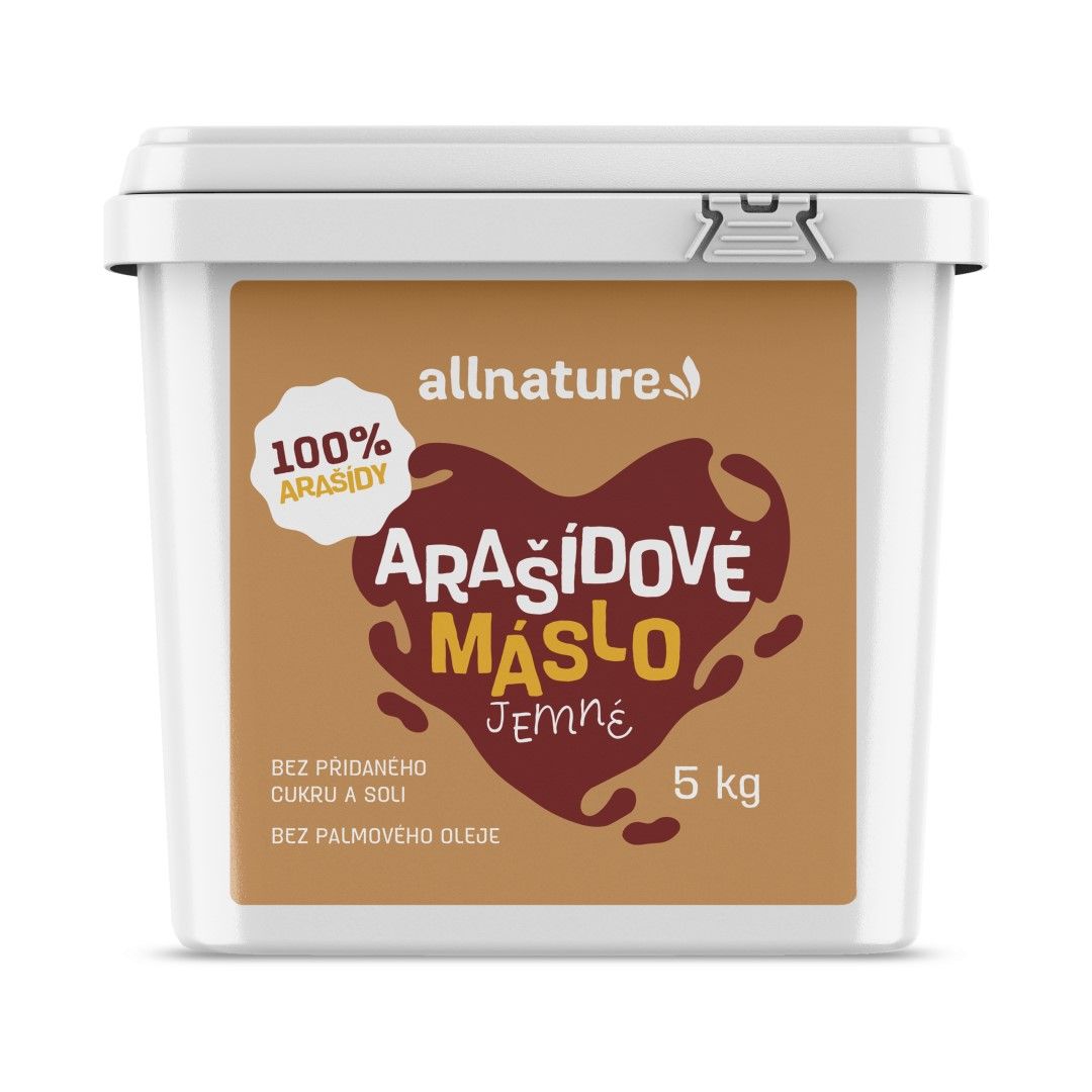 Allnature Arašídový krém jemný 5 kg Allnature