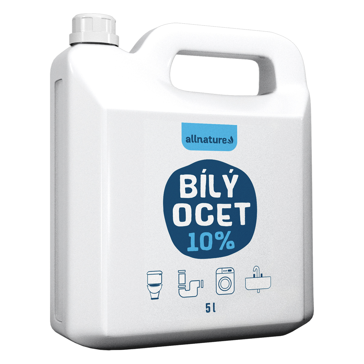 Allnature Bílý ocet 10% 5000 ml Allnature