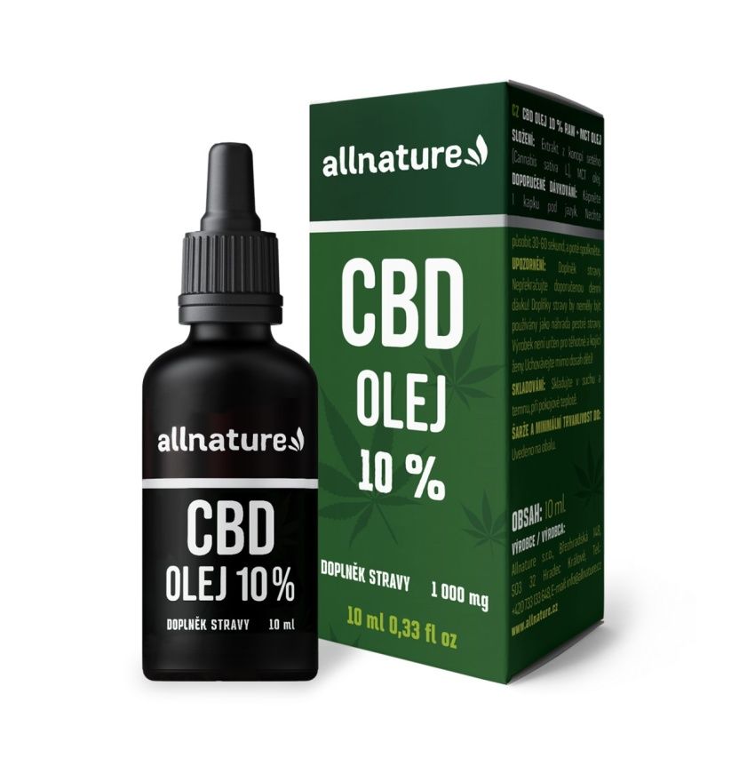 Allnature CBD olej 10% 10 ml Allnature