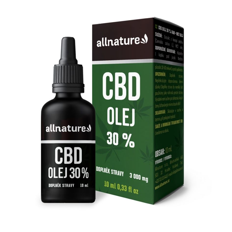 Allnature CBD olej 30% 10 ml Allnature