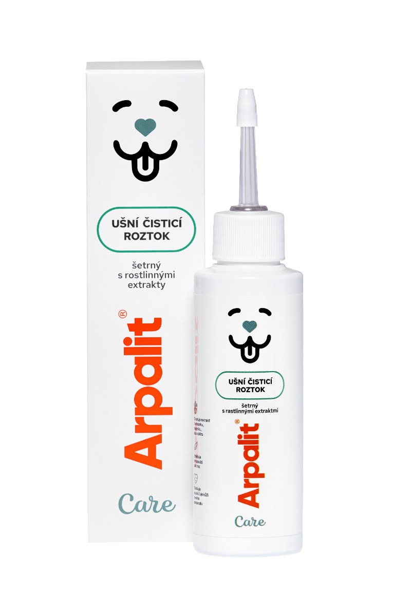 Arpalit Care Ušní čisticí roztok s rostlinnými extrakty 100 ml Arpalit