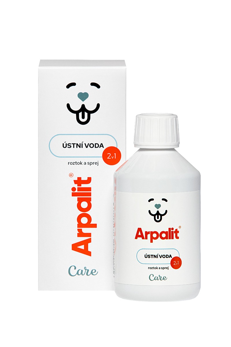 Arpalit Care Ústní voda 2v1 roztok a sprej 250 ml Arpalit