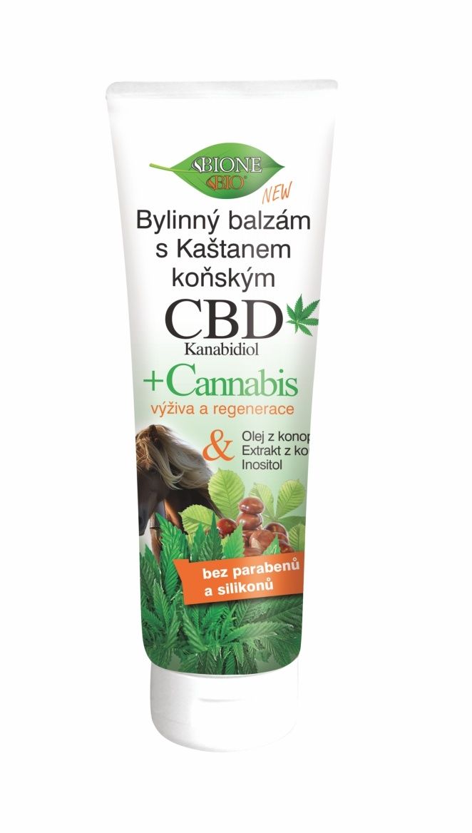BIO BIONE CBD Bylinný balzám s kaštanem koňským 300 ml BIO BIONE