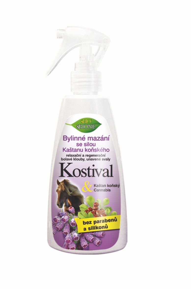 BIO BIONE Cannabis Kostival Bylinné mazání s kaštanem koňským 260 ml BIO BIONE