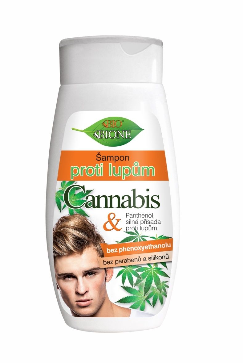 BIO BIONE Cannabis Šampon proti lupům pro muže 260 ml BIO BIONE
