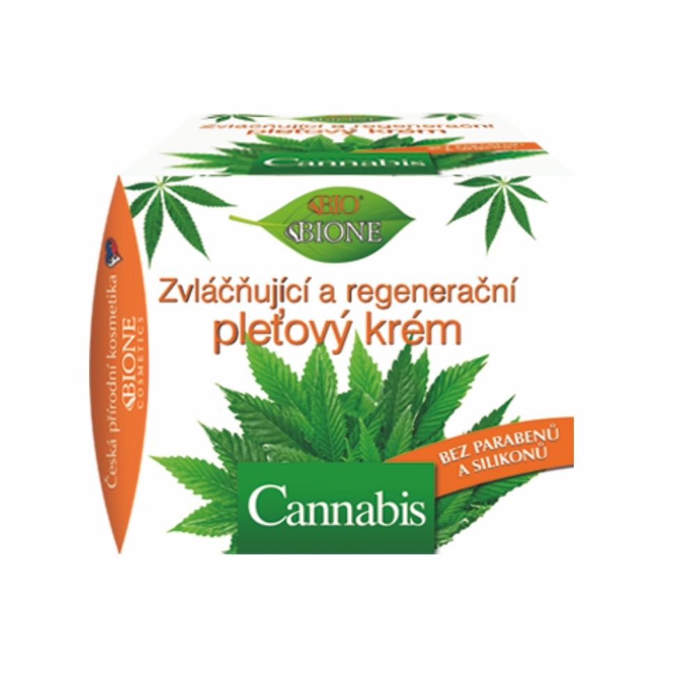 BIO BIONE Cannabis Zvláčňující a regenerační pleťový krém 51 ml BIO BIONE