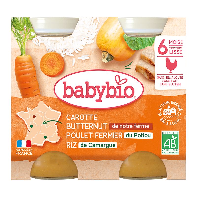 Babybio Mrkev s máslovou dýní