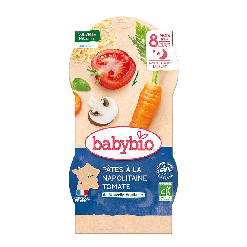 Babybio Neapolské těstoviny 2x200 g Babybio