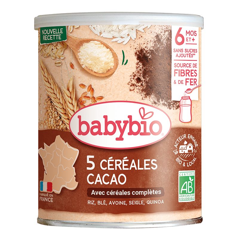 Babybio Nemléčná kaše s kakaem 220 g Babybio