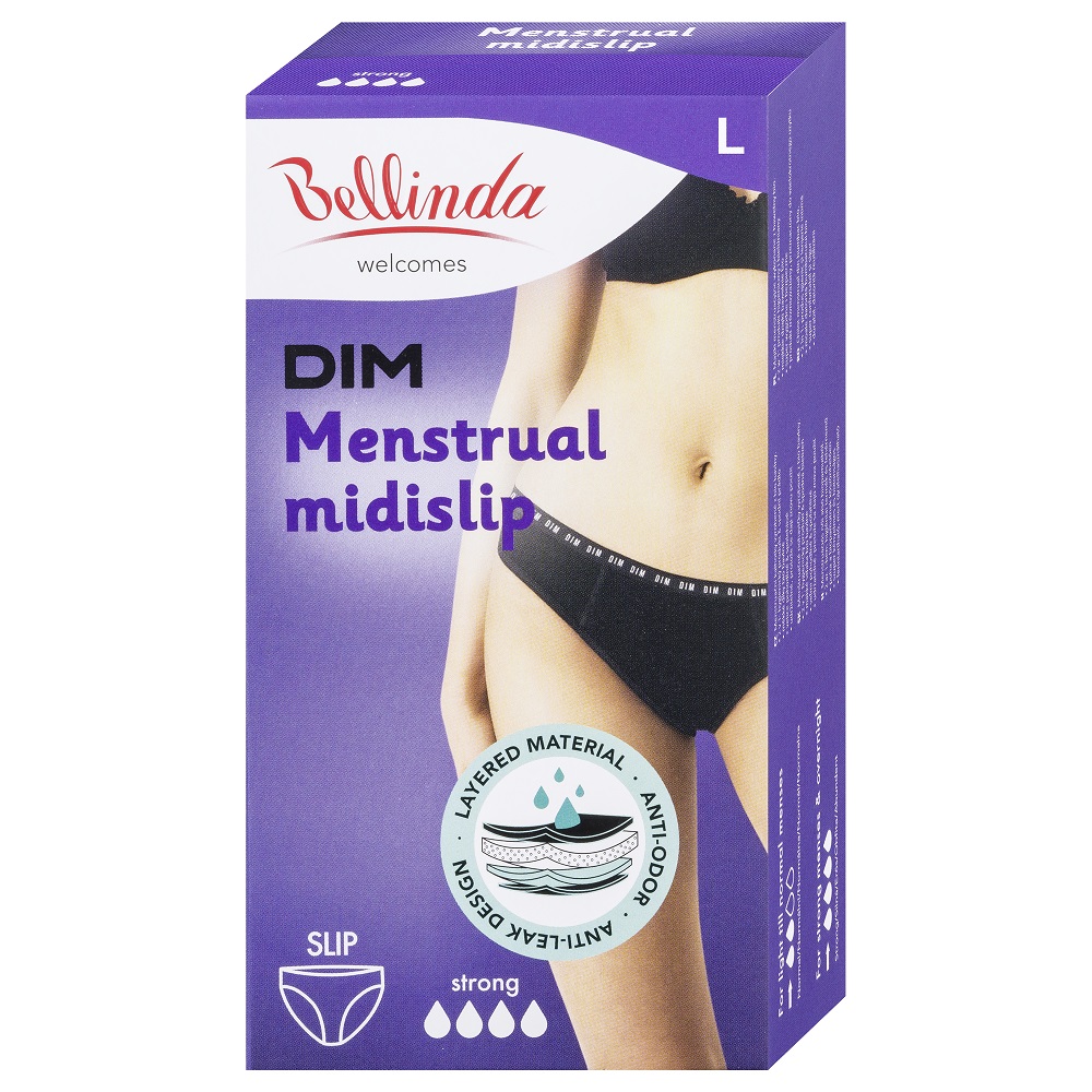 Bellinda Menstruační kalhotky strong vel. L 1 ks černé Bellinda