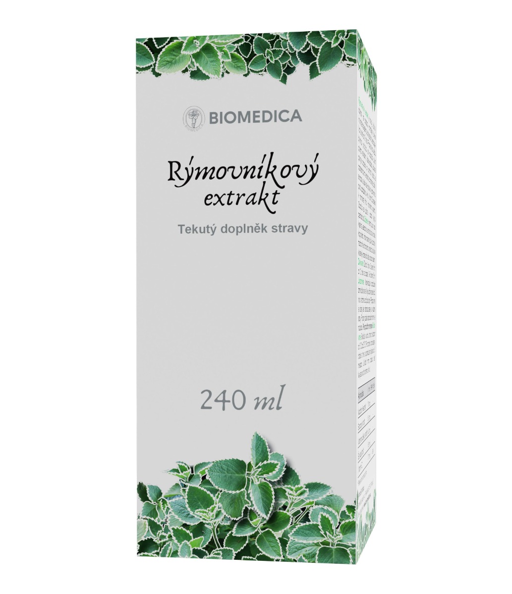 Biomedica Rýmovníkový extrakt 240 ml Biomedica