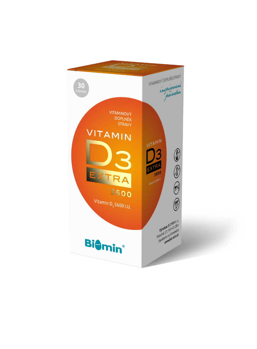 Biomin Vitamin D3 EXTRA 5 600 I.U. 30 tobolek Biomin