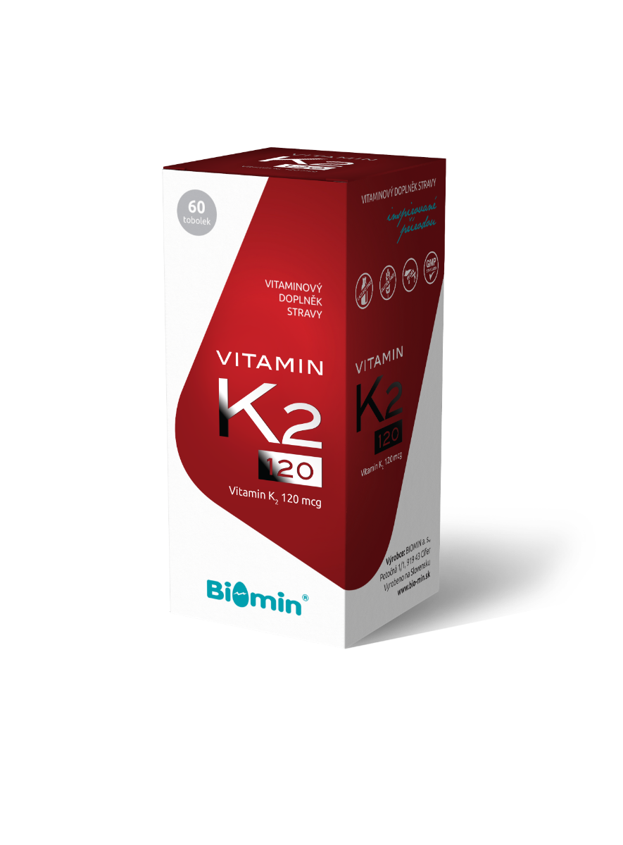 Biomin Vitamin K2 120 µg 60 tobolek Biomin