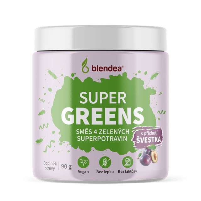 Blendea Super Greens švestka 90 g Blendea