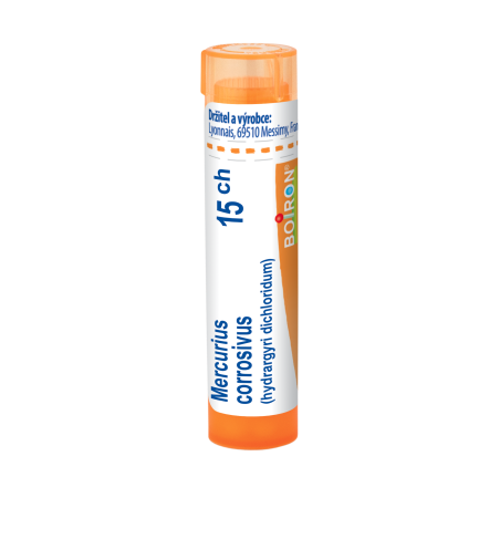 Boiron MERCURIUS CORROSIVUS CH15 granule 4 g Boiron