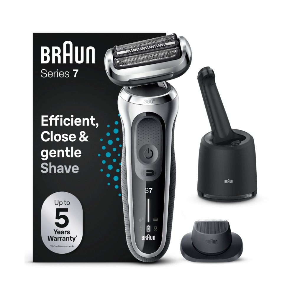 Braun Series 7 71-S7200cc pánský holicí strojek silver Braun
