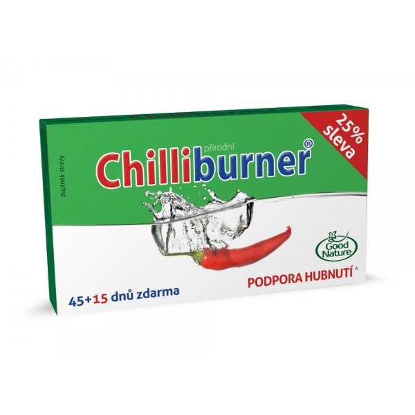 Chilliburner Podpora hubnutí 45+15 tablet Chilliburner