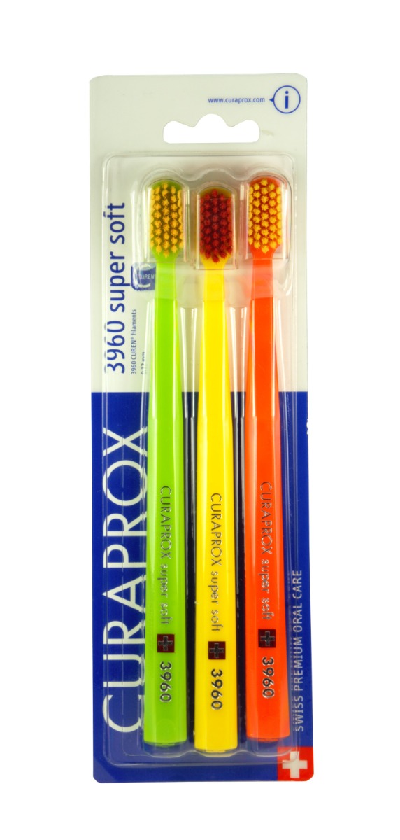 Curaprox CS 3960 Super Soft zubní kartáček 3 ks Curaprox