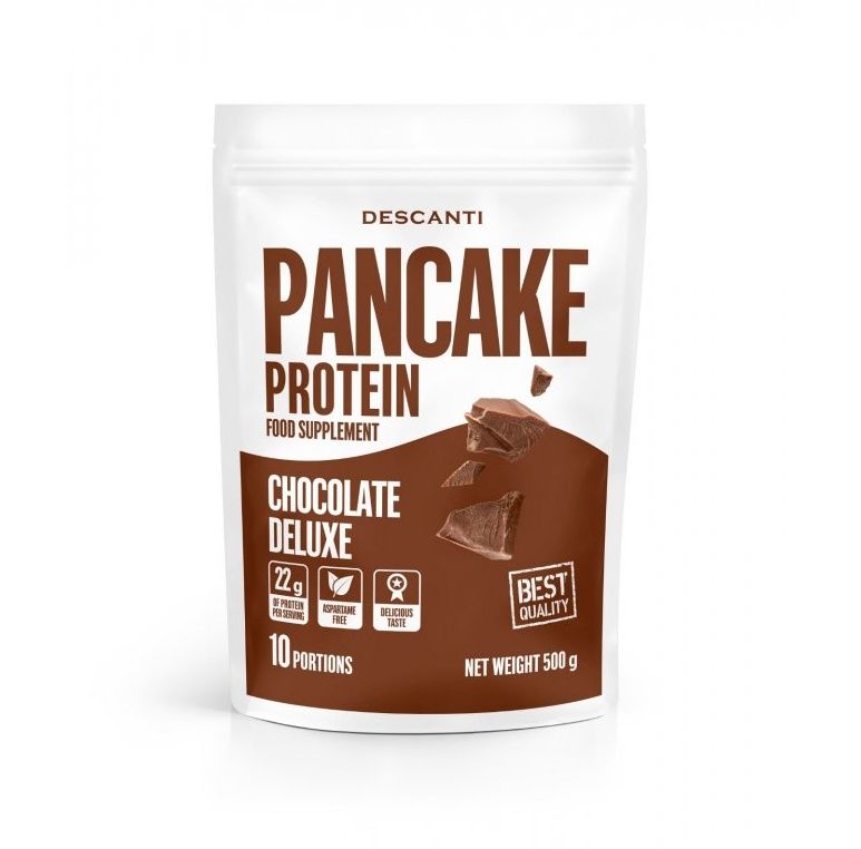 DESCANTI Proteinové palačinky Chocolate Deluxe 500 g DESCANTI