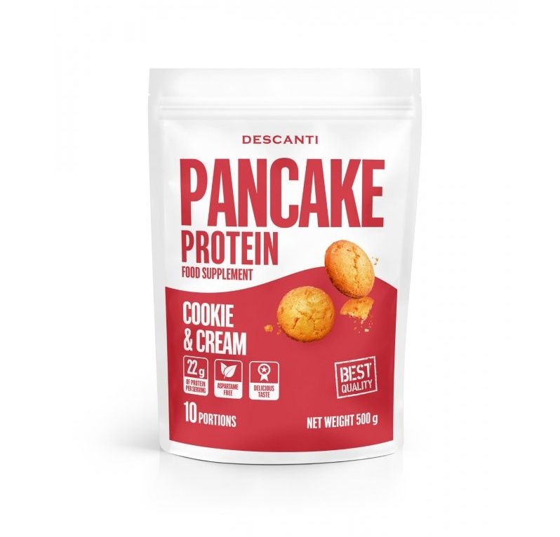DESCANTI Proteinové palačinky Cookie & Cream 500 g DESCANTI